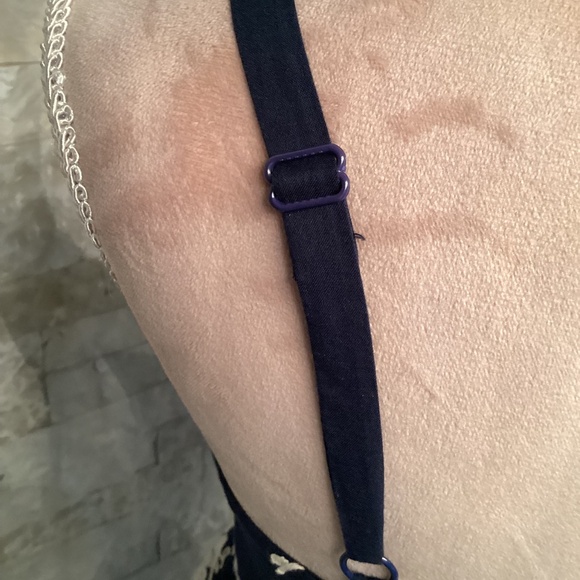 J. Crew Mirabel Garden Lawn Navy Cotton Embroidered Drss - Picture 6 of 10